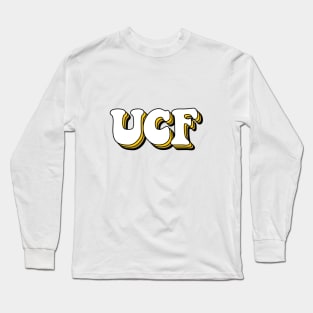 central florida groovy lettering Long Sleeve T-Shirt